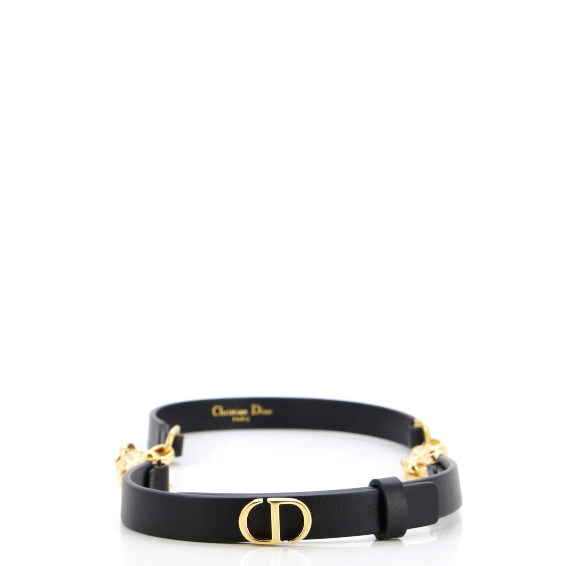 30 Montaigne Chain Belt Leather Thin
