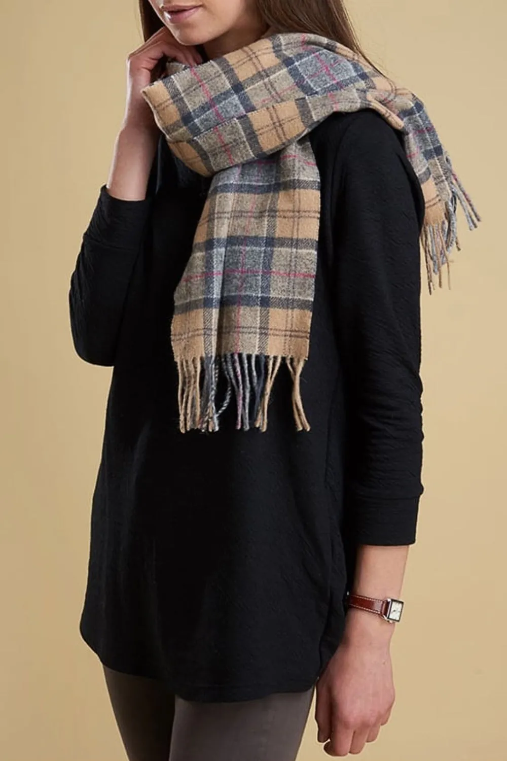 Barbour Scarf -Tartan Lambswool - Dress Tartan - USC0001TN31