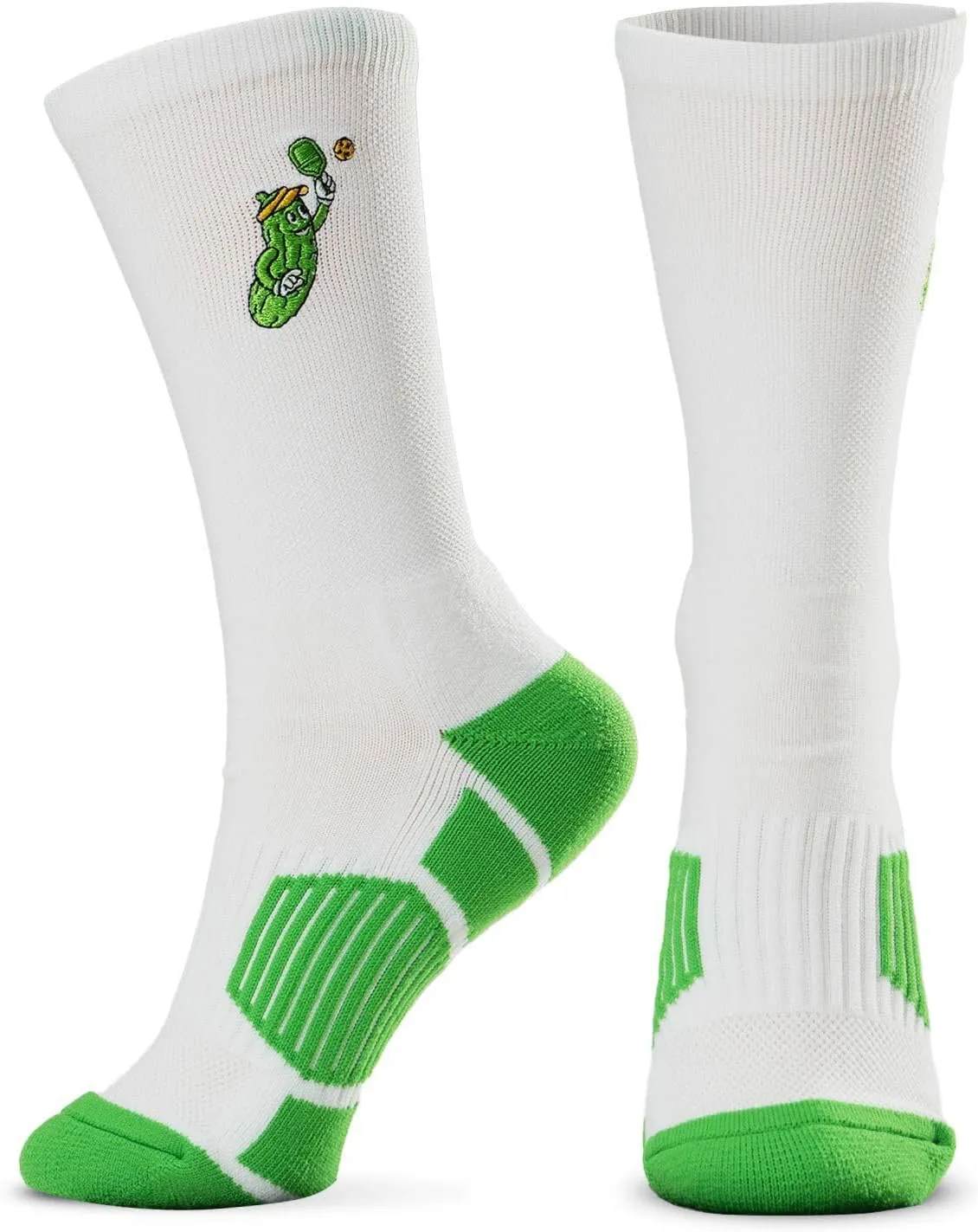 ChalkTalkSPORTS Pickleball Performance Crew Socks - Multiple Designs & Colors - Youth & Adult - Pickleball Mid-Calf Sock