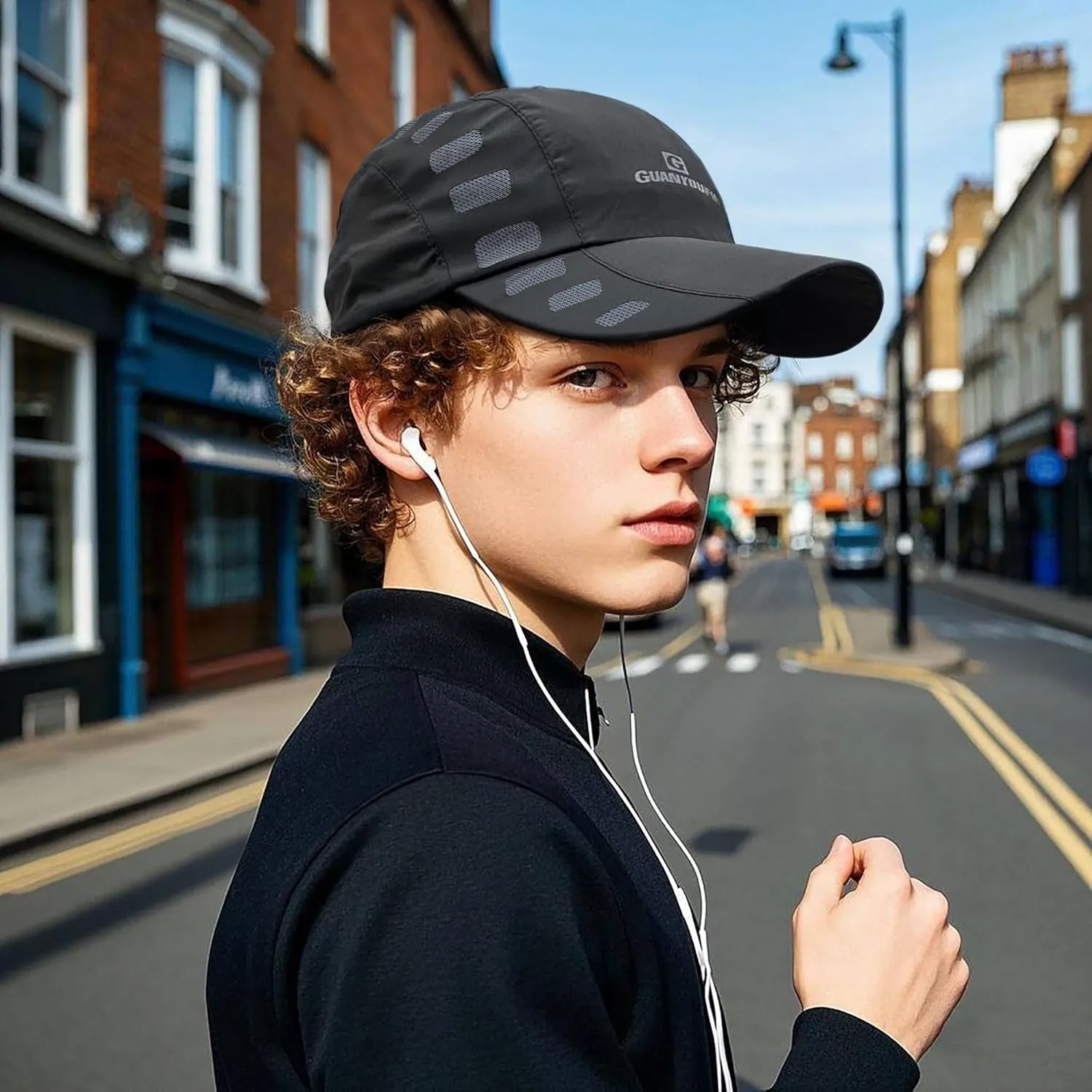 CLAPE Breathable Outdoor UV Protection Cap Lightweight Quick Drying Summer Sports Sun Caps