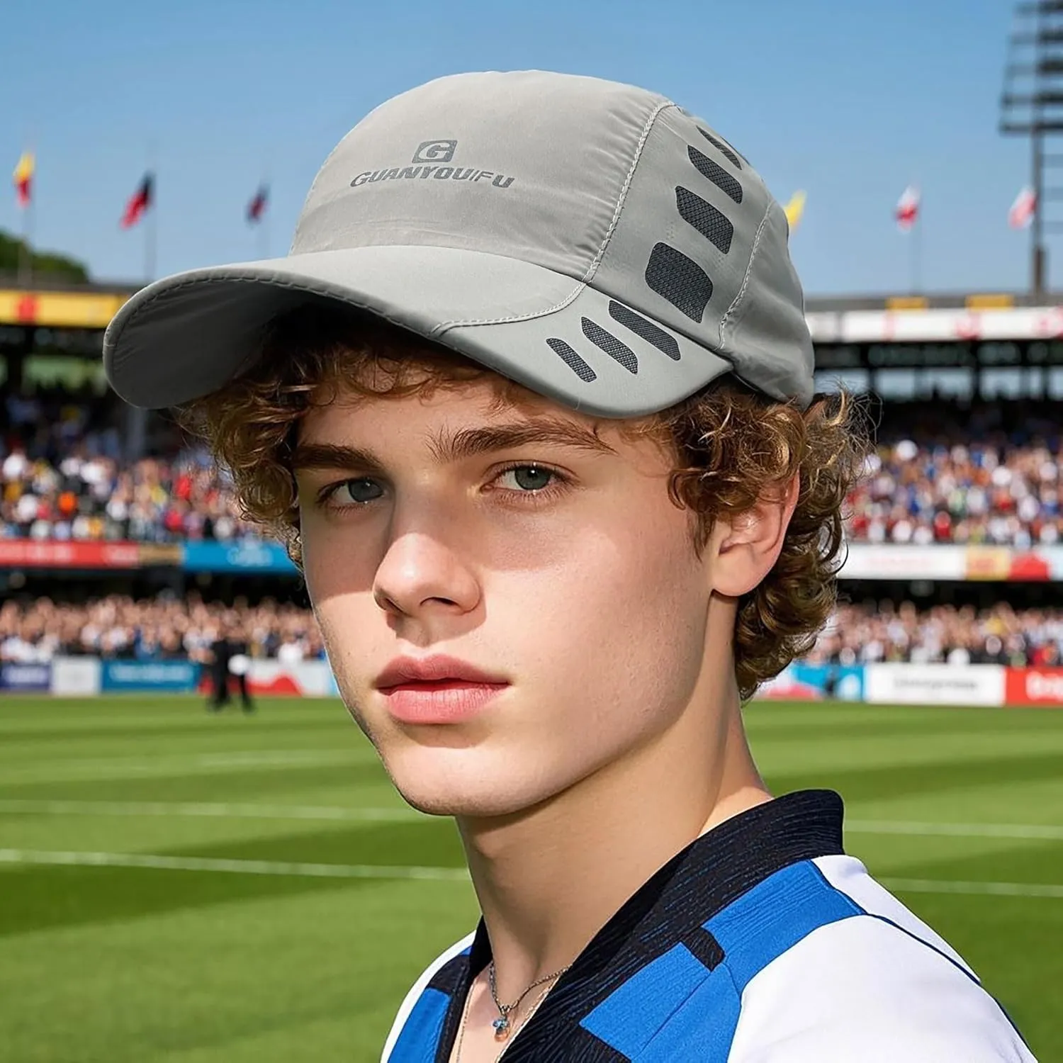 CLAPE Breathable Outdoor UV Protection Cap Lightweight Quick Drying Summer Sports Sun Caps