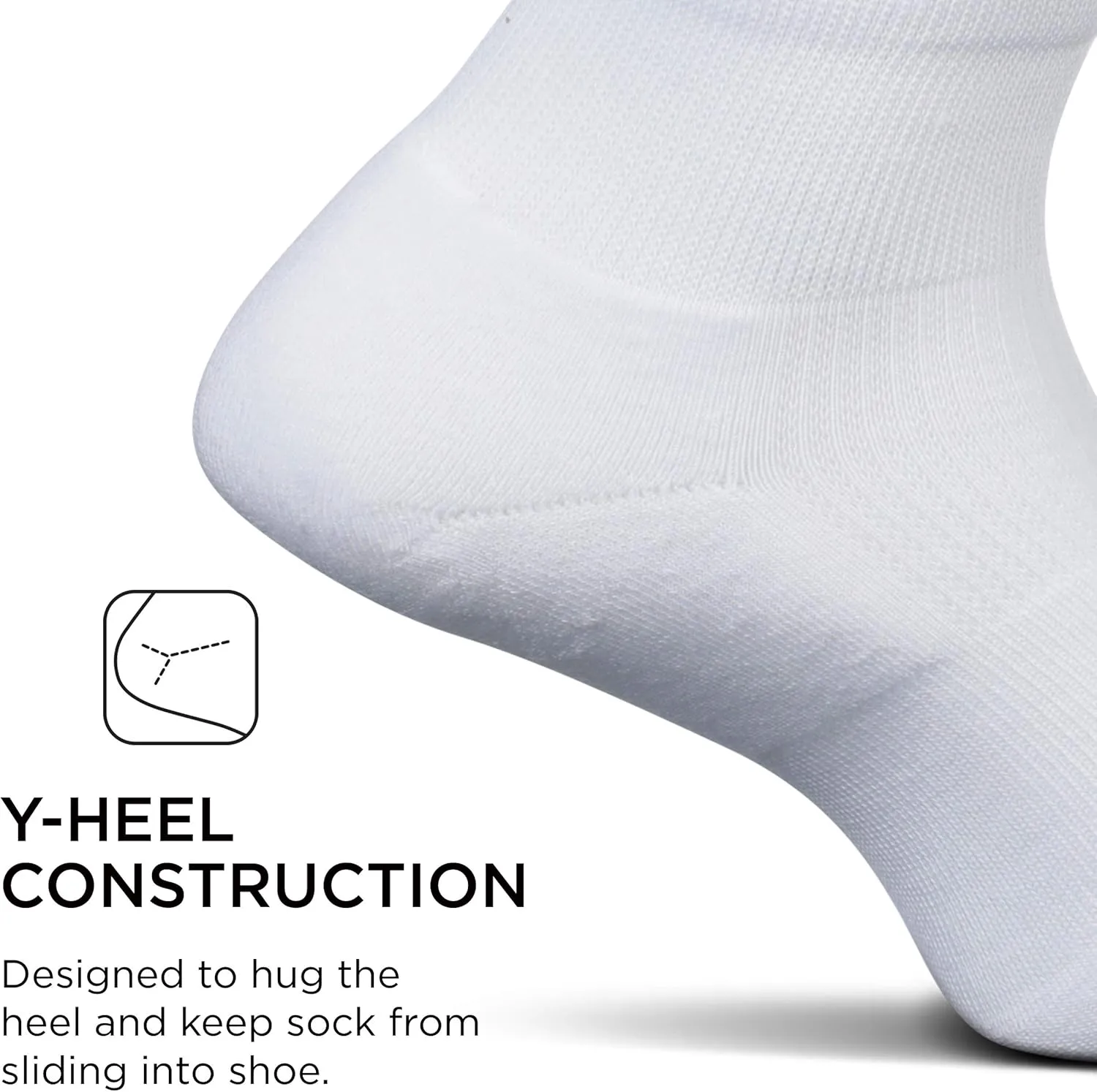 Feetures Therapeutic Max Cushion Quarter Sock - Non-Binding Diabetic Socks - (1 Pair)