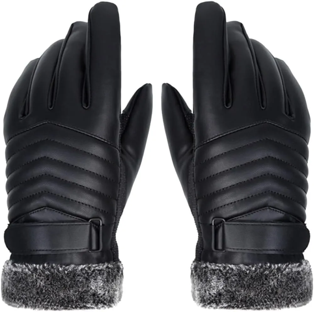 FRCOLOR Winter Sports Gloves Touch Screen Function Warm Outdoor Riding Exercise Gloves for Cycling Climbing Hiking