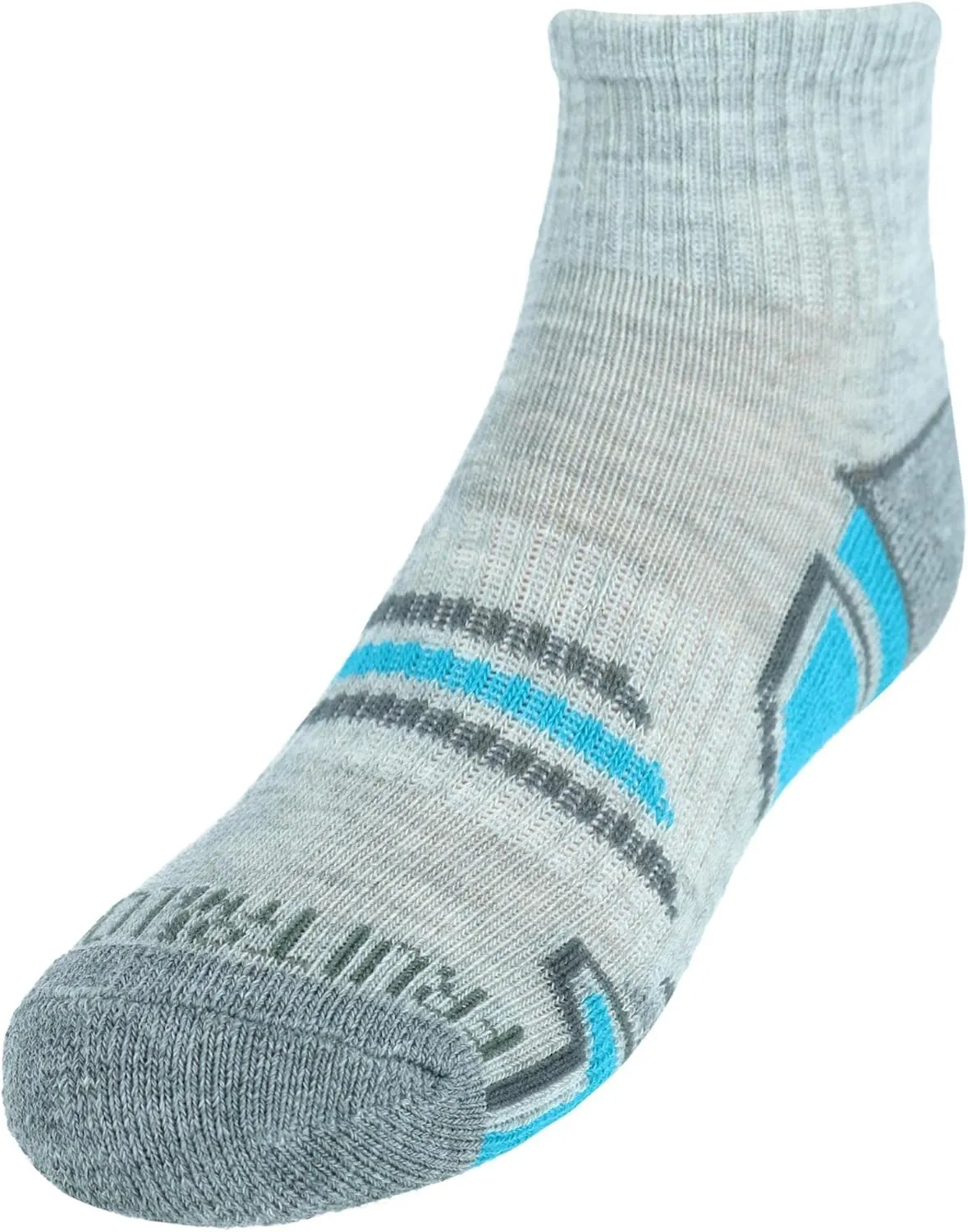Fruit of the Loom Boys' 6-Pair Half Cushion Ankle Socks