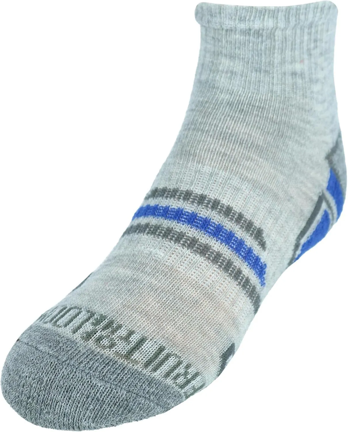 Fruit of the Loom Boys' 6-Pair Half Cushion Ankle Socks
