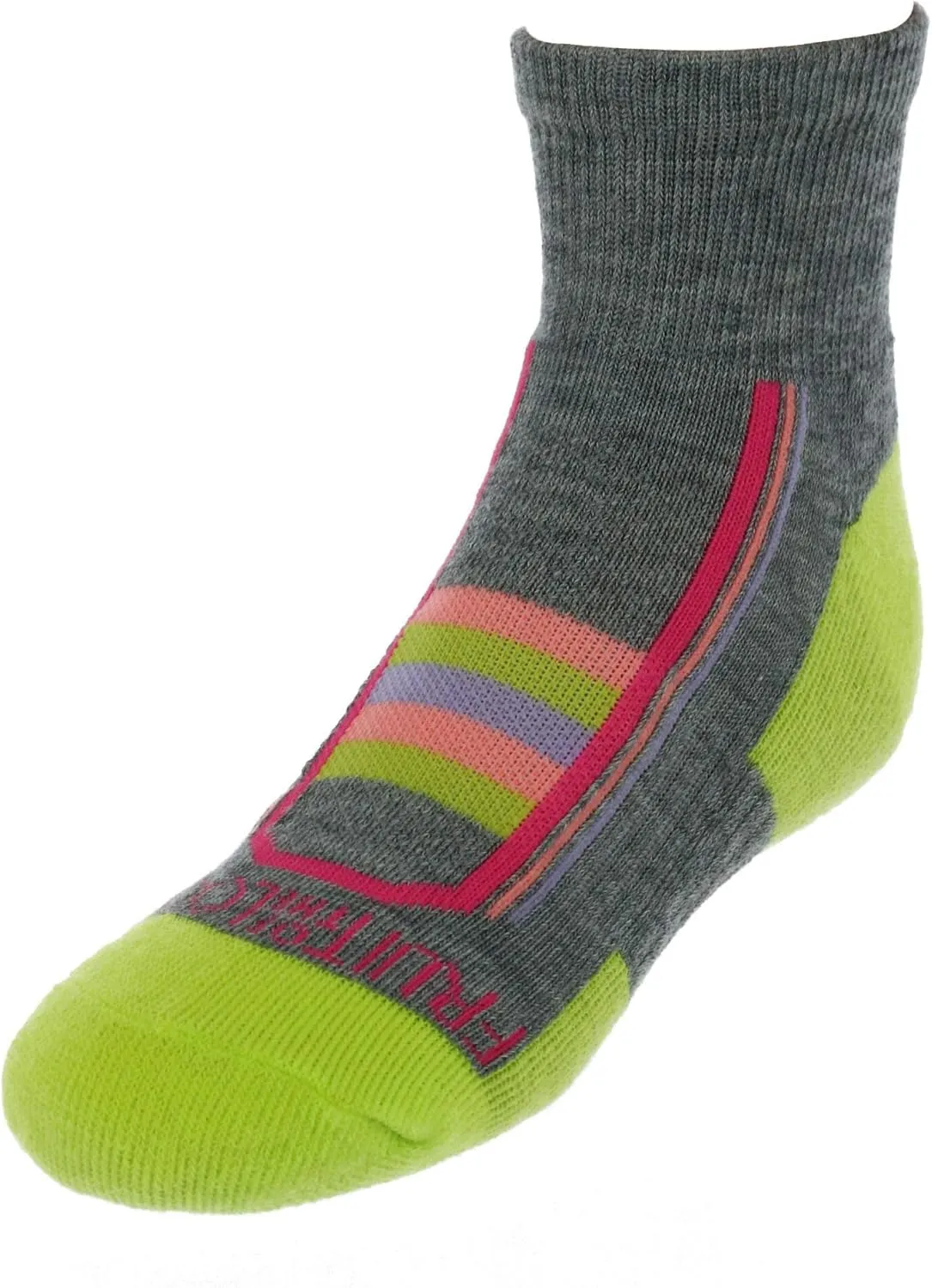 Fruit of the Loom Girl's Active Cushioned Ankle Socks (Pack of 6)