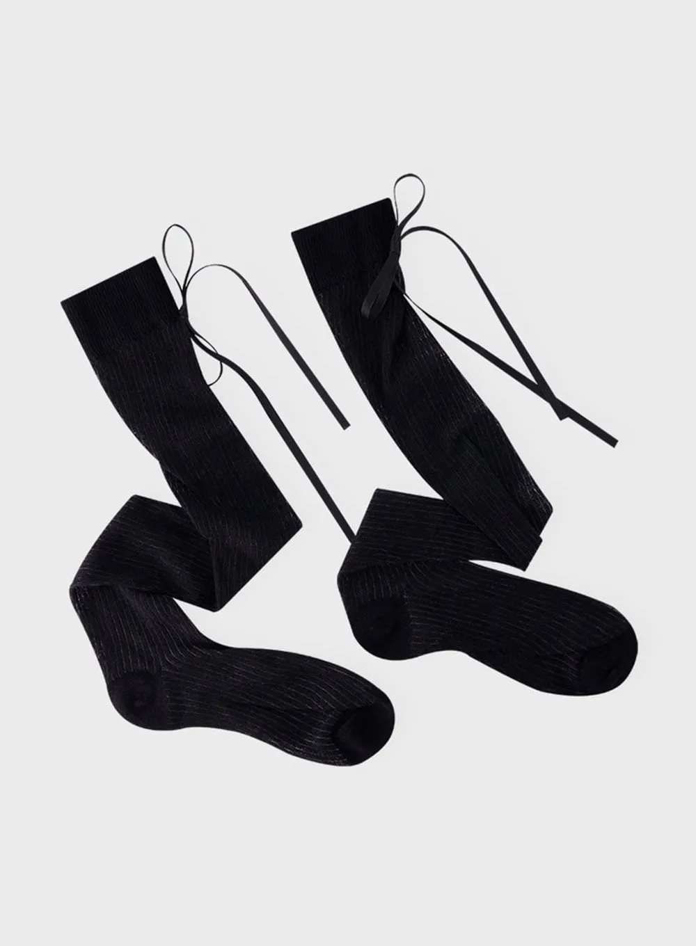 Grace Back Ribbon Socks IA521