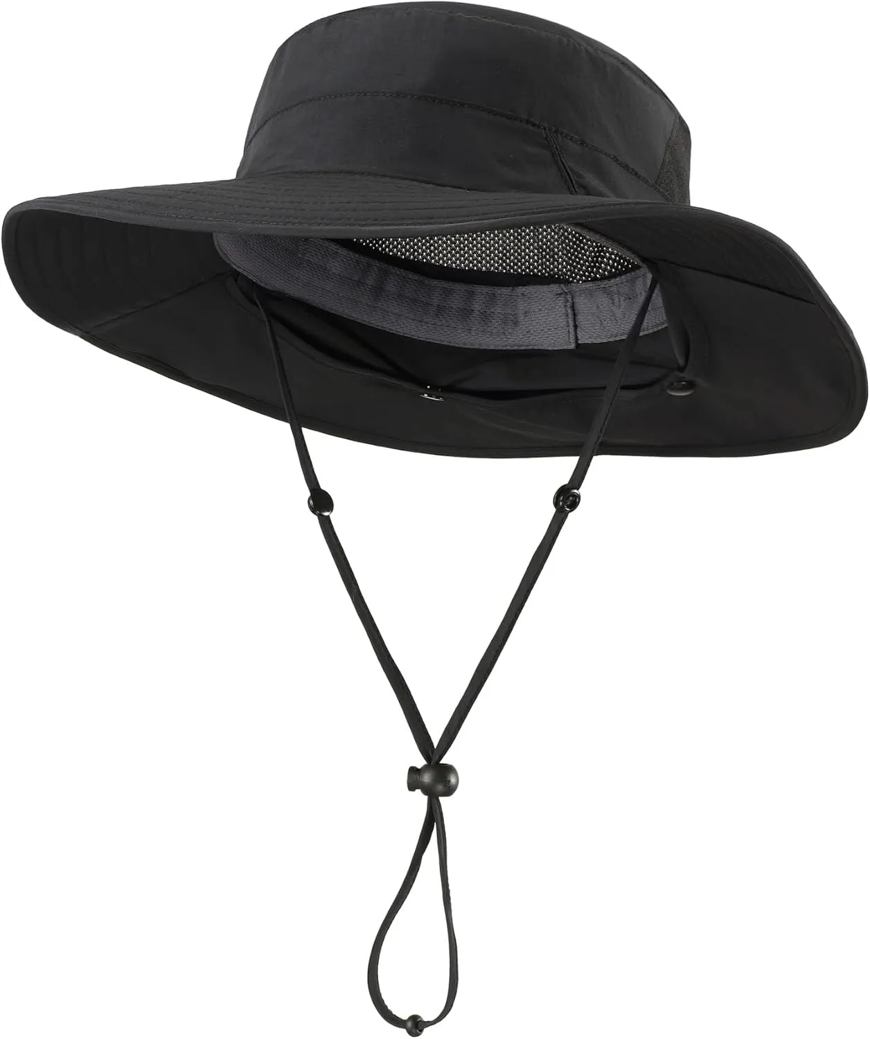 Home Prefer UPF 50  Sun Hats for Men Women Wide Brim Fishing Hat with Neck Flap Summer Safari UV Protection Bucket Hat