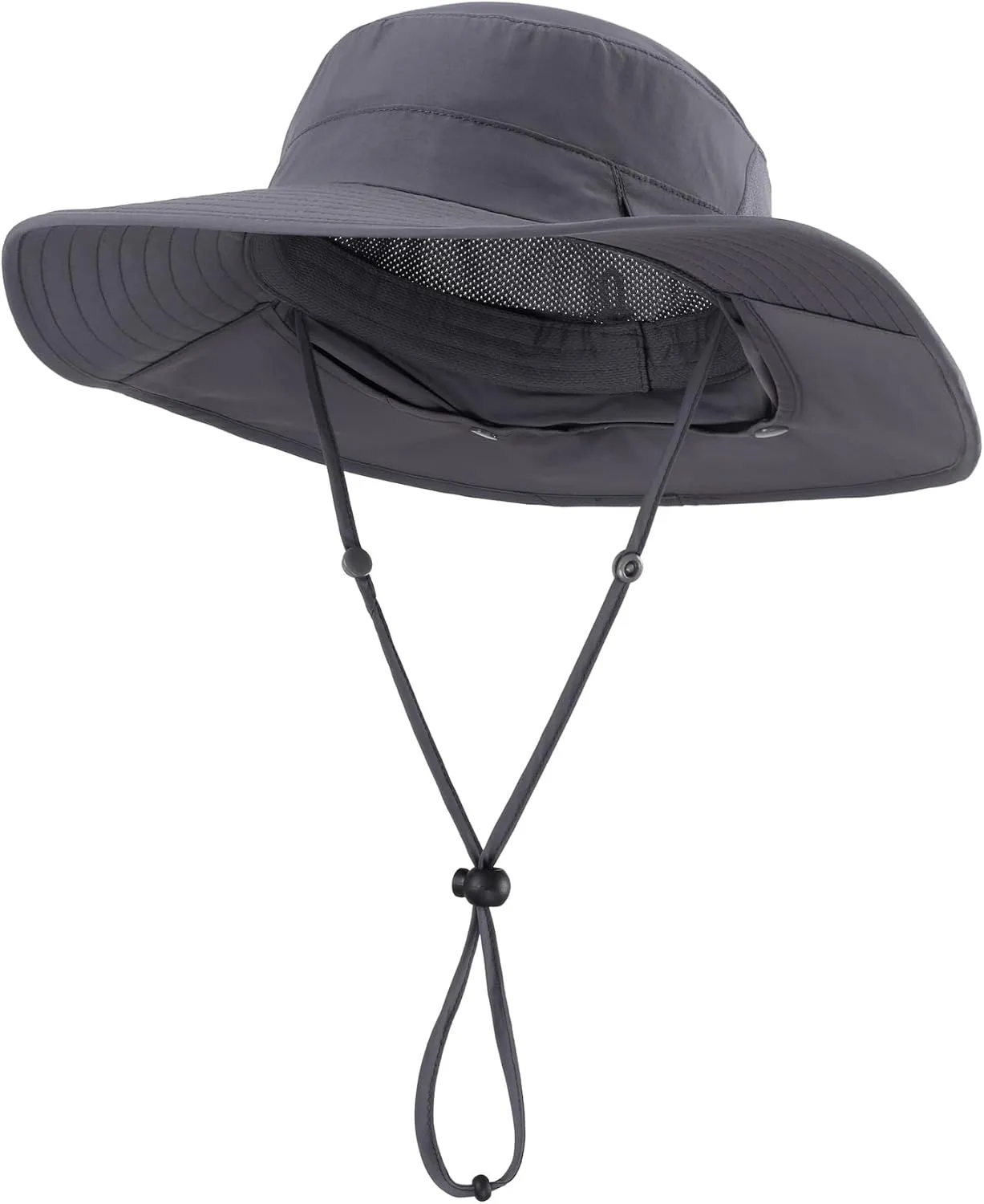 Home Prefer UPF 50  Sun Hats for Men Women Wide Brim Fishing Hat with Neck Flap Summer Safari UV Protection Bucket Hat