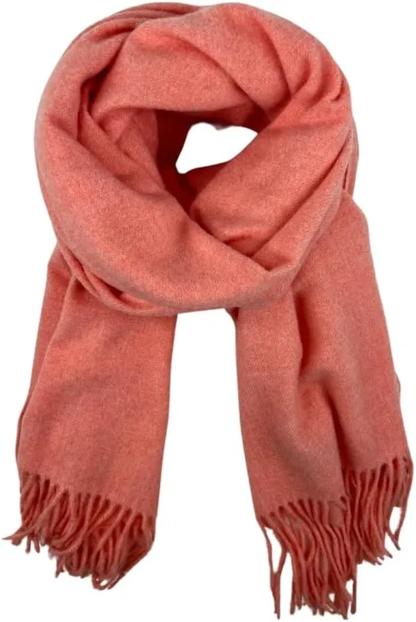 Humble Hilo Soft Wool Scarf or Shawl, Large Winter Wrap Pashmina 74 x 27