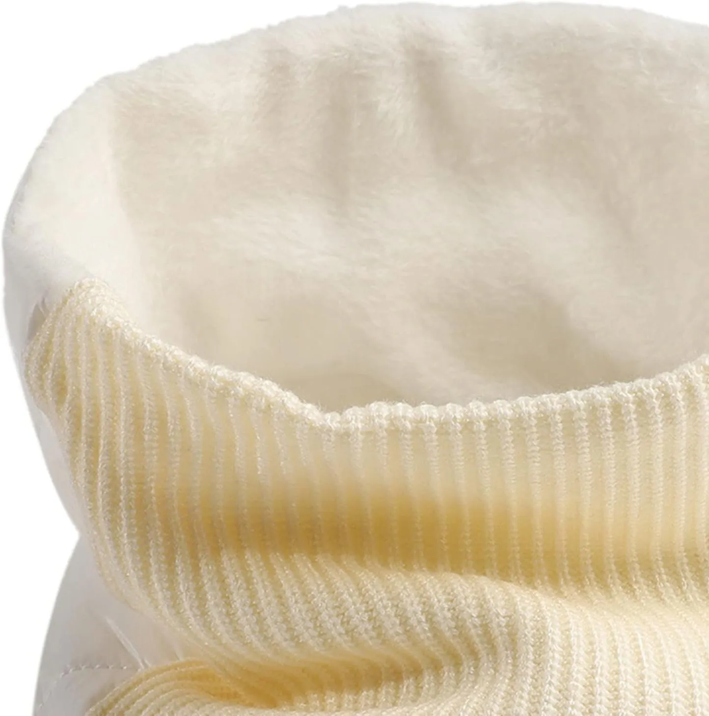 Mens Womens Winter Neck Gaiter Men, Wool Neck Warmer Windproof Face Scarf Mask Face Cover Neck Cover Scarves