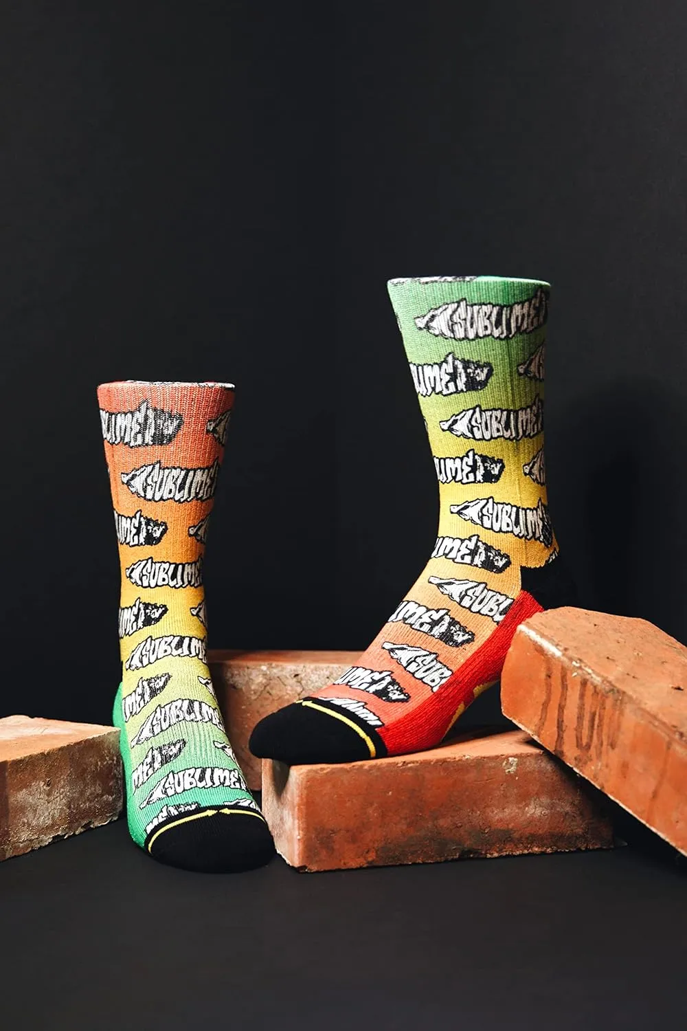MERGE4 Sublime Joint Crew Socks for Men and Women With Padded Soles Elastic Arch Support Cushioned and Comfy