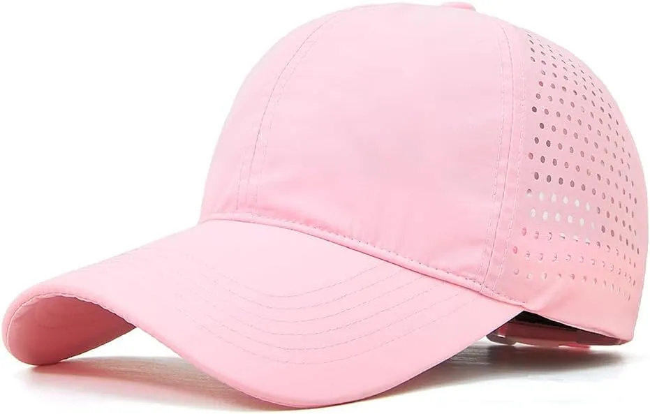 Quick Dry Baseball Cap for Men Women Adjustable Mesh Breathable UPF50  Outdoor Sports Snapback Golf Cap