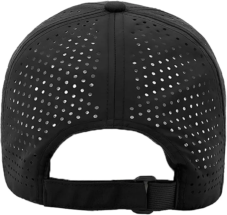 Quick Dry Baseball Cap for Men Women Adjustable Mesh Breathable UPF50  Outdoor Sports Snapback Golf Cap