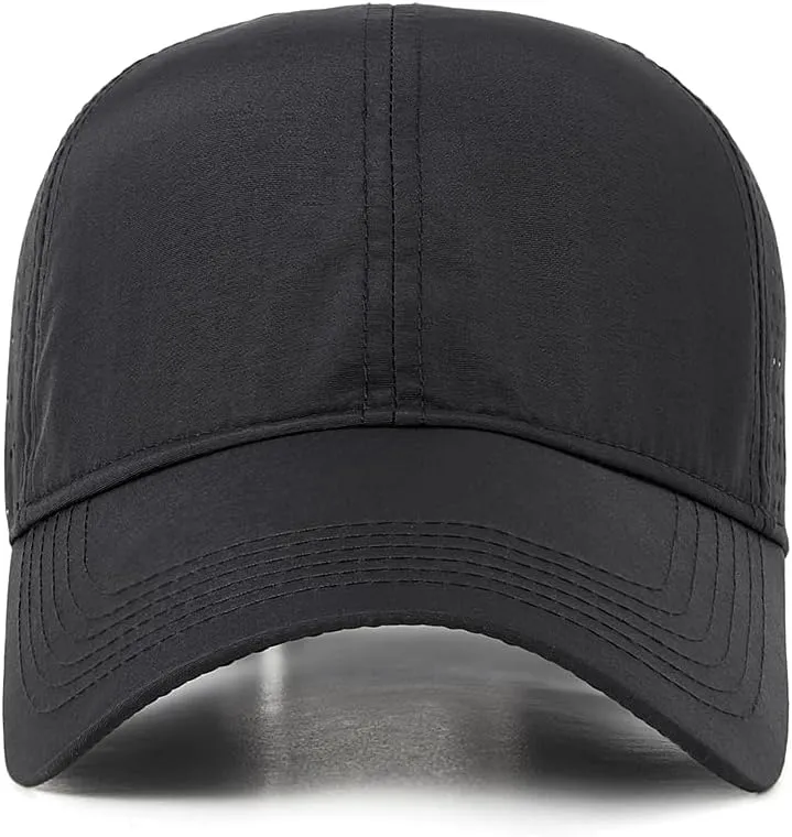 Quick Dry Baseball Cap for Men Women Adjustable Mesh Breathable UPF50  Outdoor Sports Snapback Golf Cap