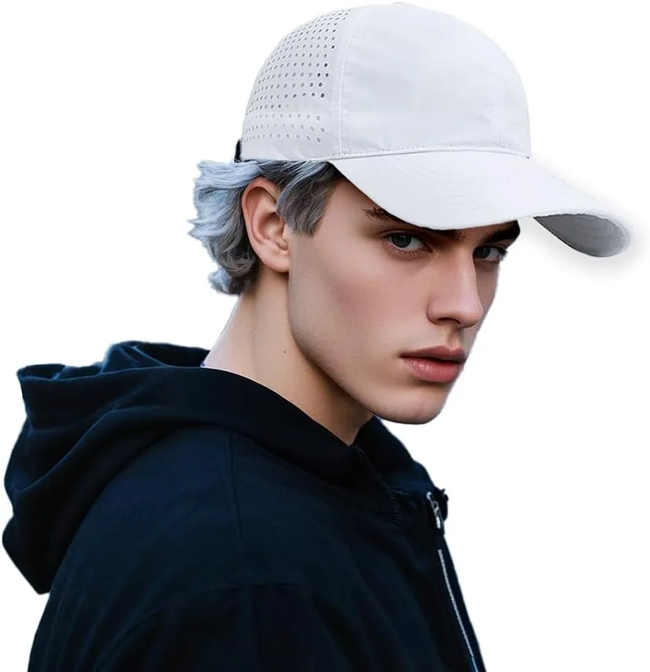 Quick Dry Baseball Cap for Men Women Adjustable Mesh Breathable UPF50  Outdoor Sports Snapback Golf Cap