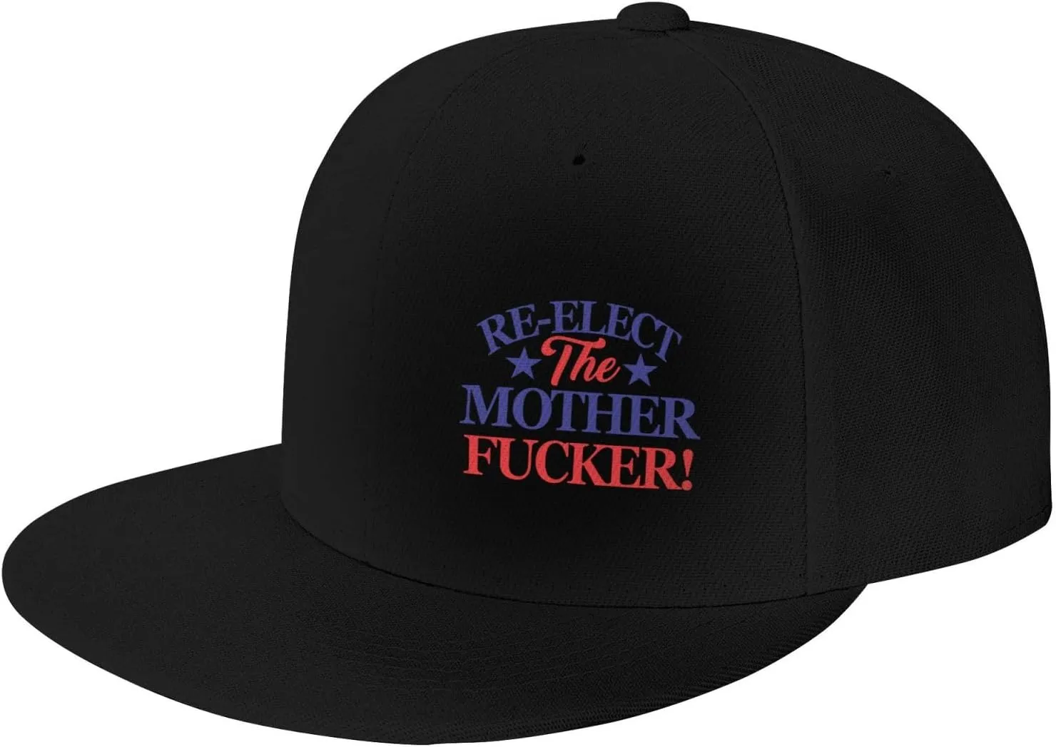 Re Elect That Motherfucker Snapback Hat Hip Hop Style Flat Bill Brim Hats Baseball Cap Black