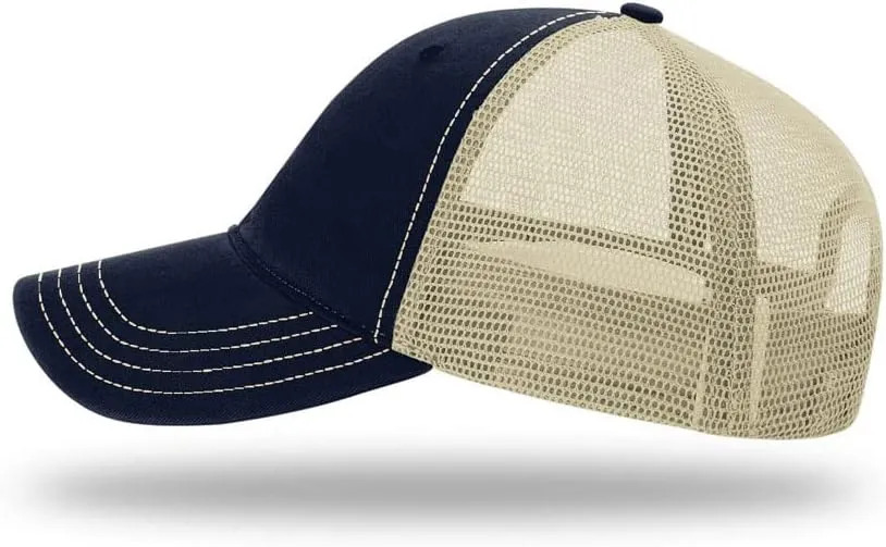 Richardson 111 & 111P Garment-Washed Relaxed Fit Adjustable Snapback Trucker Cap | OSFM | Bulk Pack Available