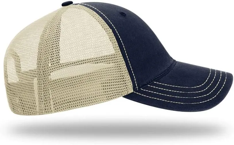 Richardson 111 & 111P Garment-Washed Relaxed Fit Adjustable Snapback Trucker Cap | OSFM | Bulk Pack Available
