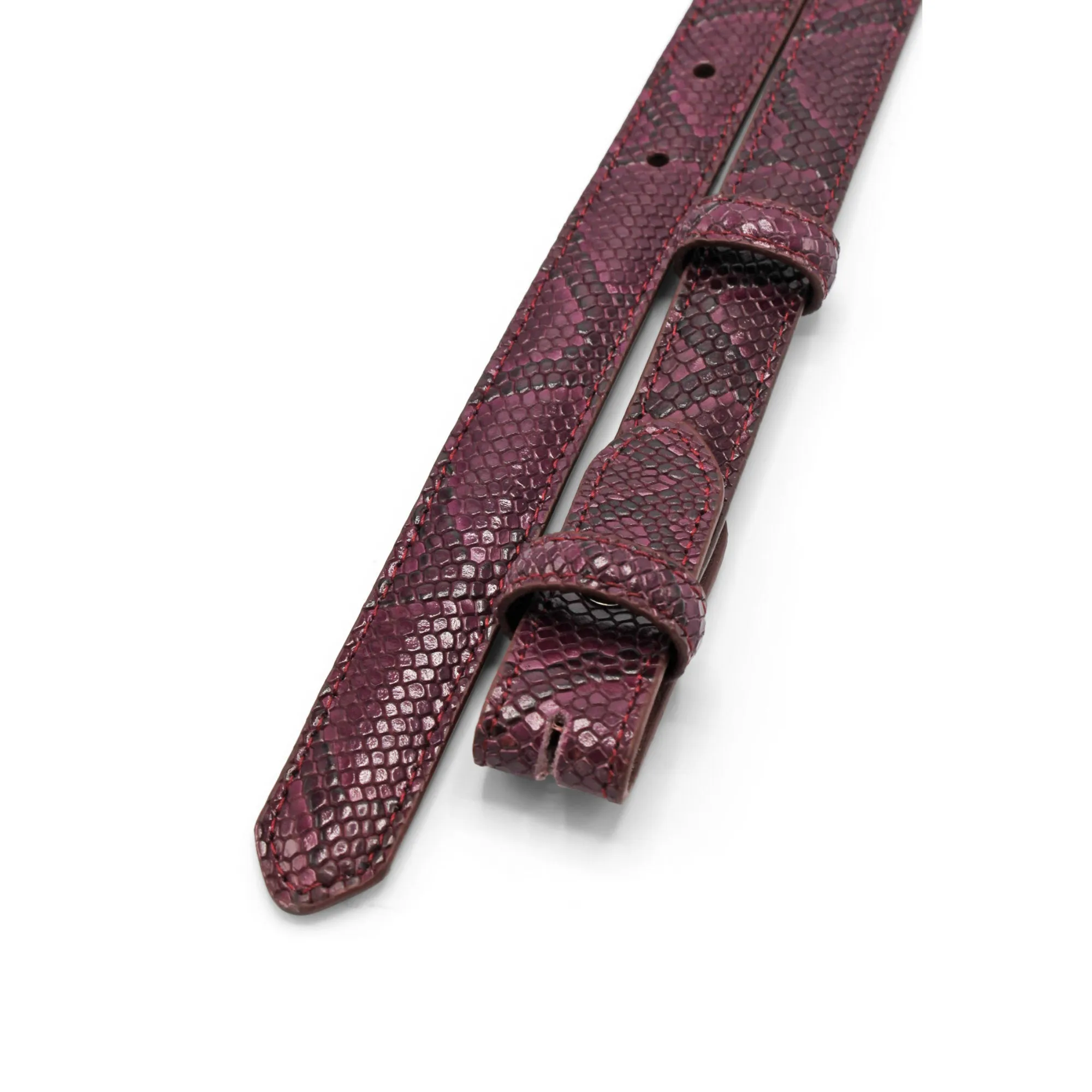 Skinny Crotal Belt Strap