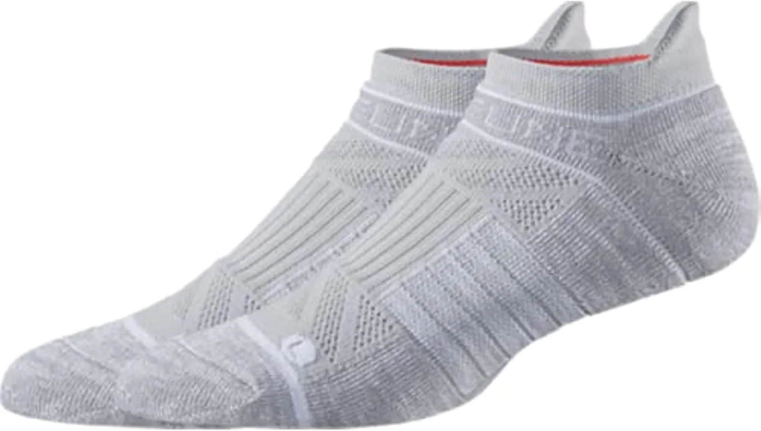 Strideline Basic Low Cut Socks | Quad-Ply Yarn Padding, Direct Compression and Zoned Cushioning, 1 Pack (Heather Grey, X Large)