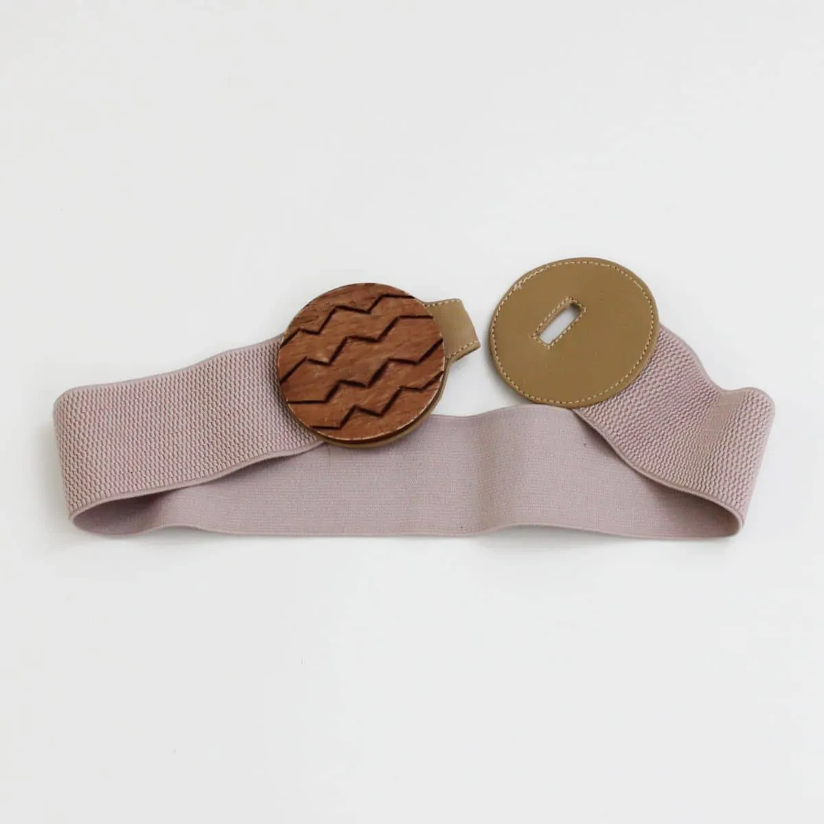 Tan ZigZag Belt