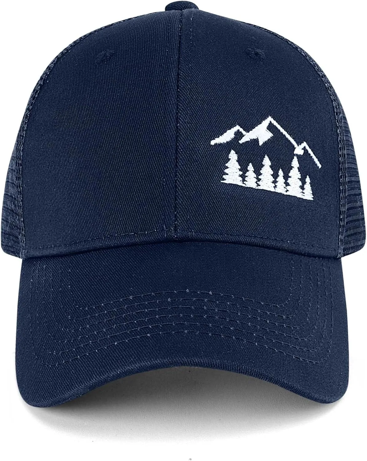 Trucker Hats for Men - Baseball Cap Adjustable Snapback Breathable Classics Retro Mesh Back Cap