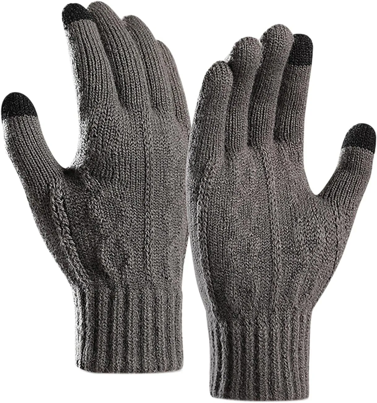 Winter Touchscreen Gloves Men Women Warm Thermal Gloves, Cold Weather Gloves for Running Cycling Hiking Driving