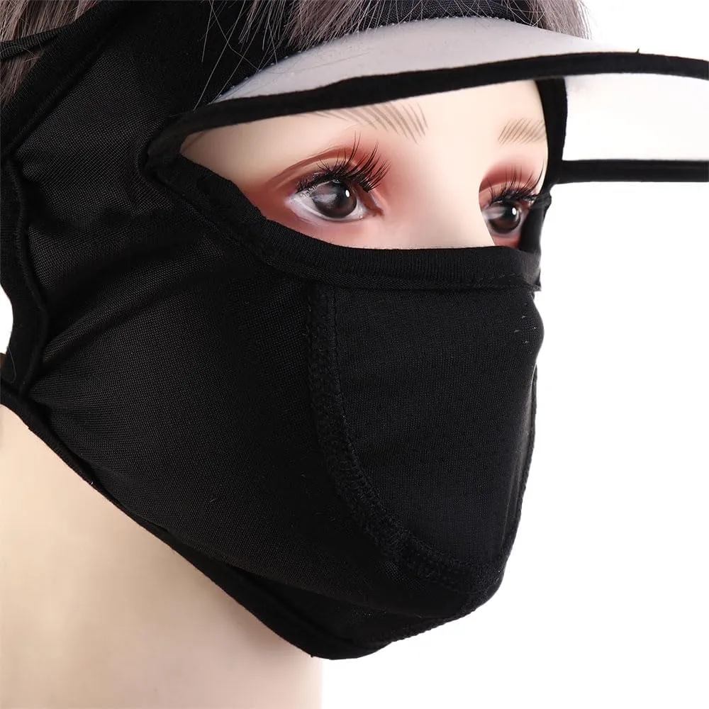 Women Face Cover Summer Sunscreen Face Gini Mask Face Mask Eye Protection UV Protection Veil Sun Hats for Driving Cycling