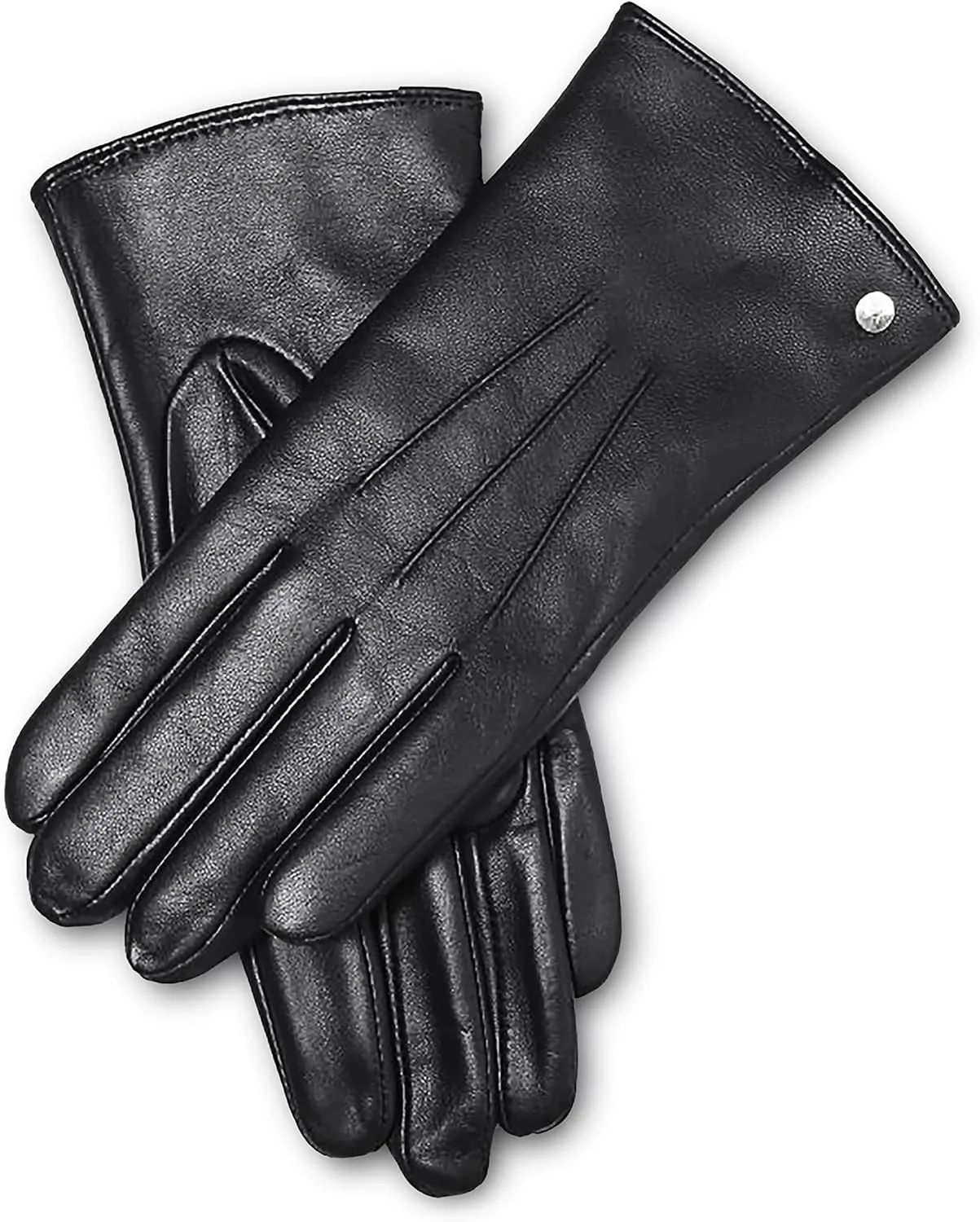 YISEVEN Women's Winter Genuine Leather Gloves Touchscreen Three Points