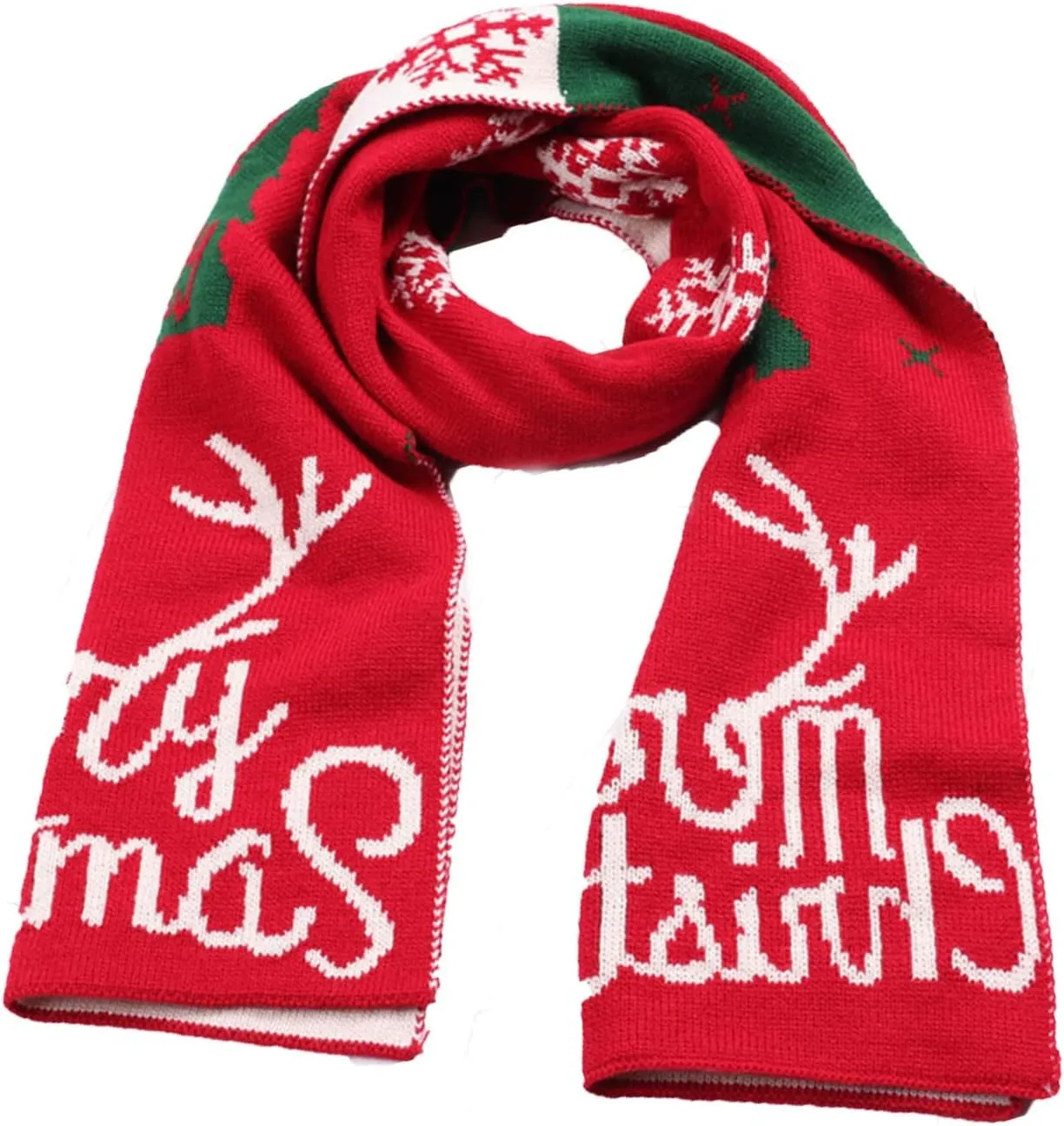 YOLAI Elegant Soft Warm Scarf Shawl Women and Warm Couple Christmas Models Fashion Scarf Knitted Men Scarf (A, One Size)
